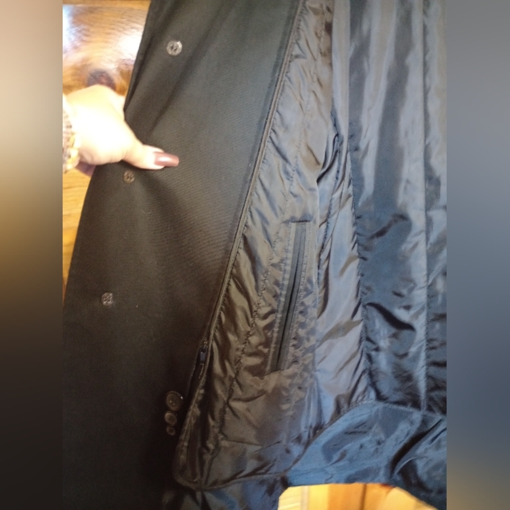 Black Button-Up Coat - image 5